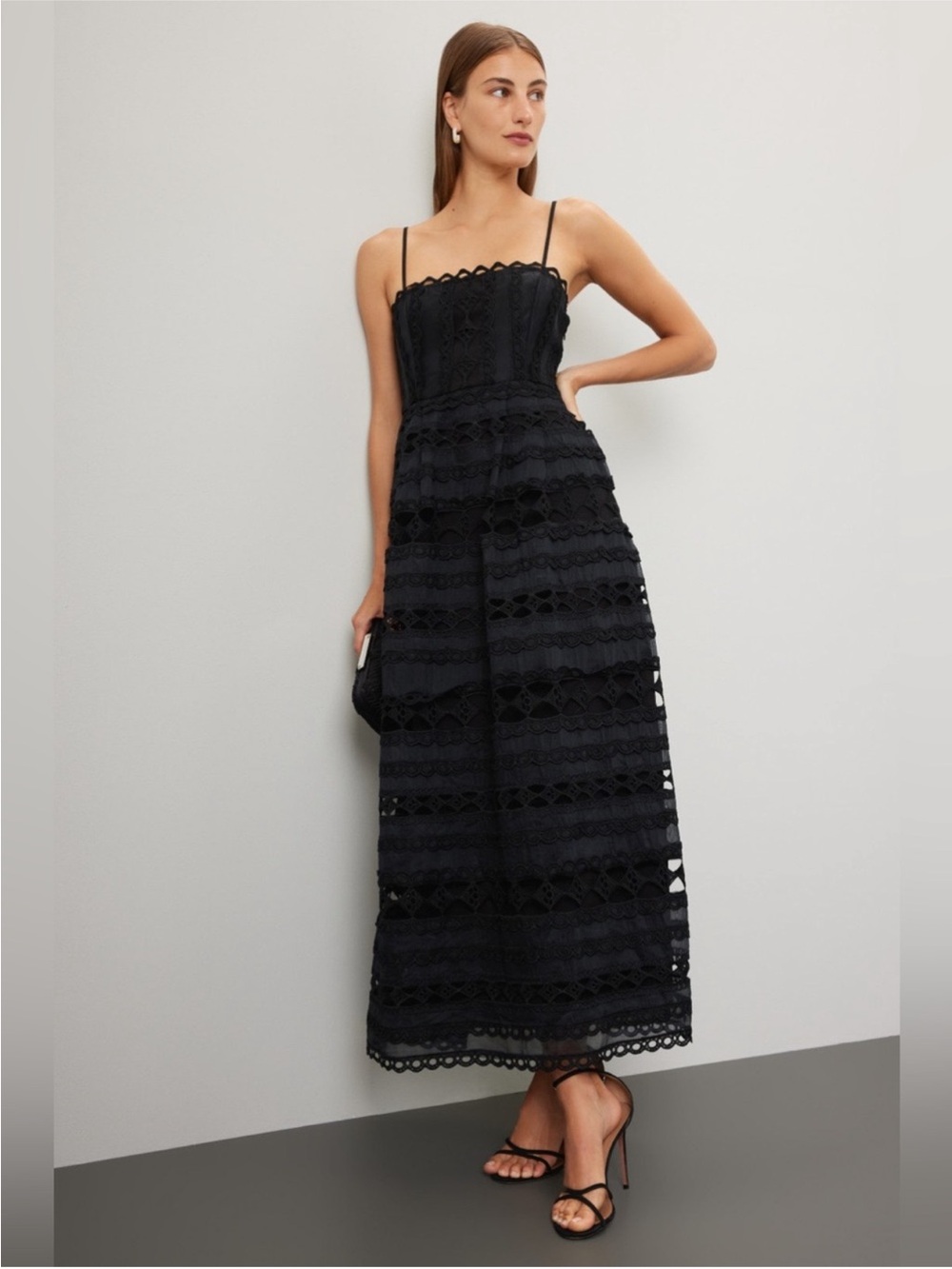 Endless Rose Black Lace Cocktail Dress